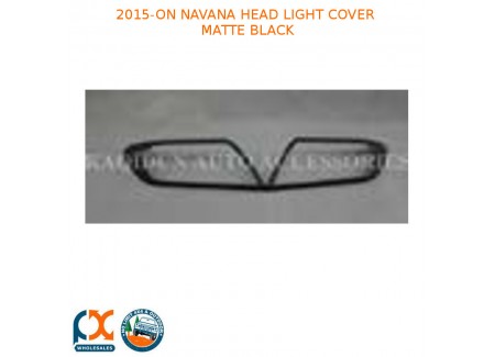 2015-on Navana Head Light Cover Matte Black